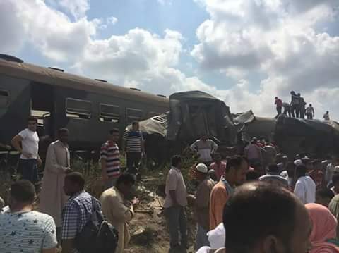 تفاصيل حادث قطار الأسكندرية وبورسعيد اليوم الجمعة 11 أغسطس 2017