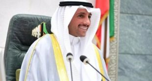 شاهد رئيس برلمان الكويت يطرد رئيس الوفد الأسرائيلي اليوم من مؤتمر البرلمان الدولي